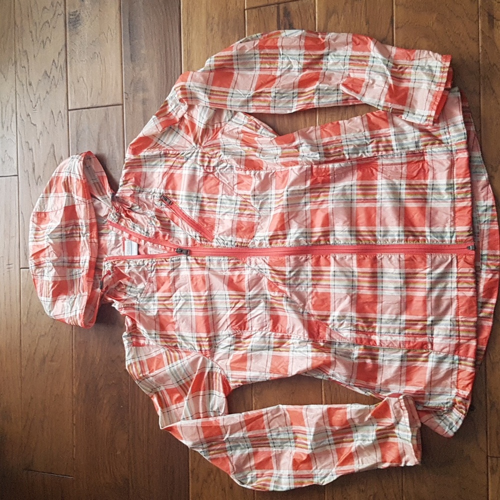 Columbia Omni-Shield Women's Check Plaid Pattern Light Jacket Size M